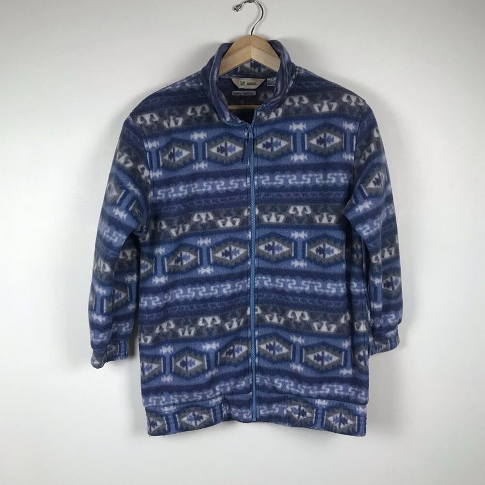 Haband grandma zip up fleece super‎ warm med